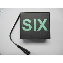 (BRUGT) Burkey Six Flatliner Strmforsyning til Guitarpedaler